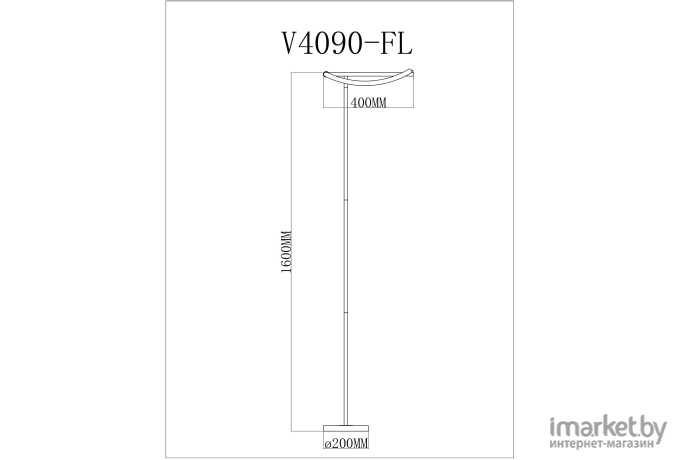 Торшер Moderli True [V4090-FL]