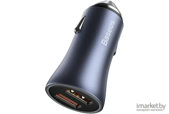 Автомобильное зарядное устройство Baseus TZCCJD-0G Golden Contactor Pro Car Charger Type-С + USB 40W