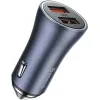 Автомобильное зарядное устройство Baseus TZCCJD-0G Golden Contactor Pro Car Charger Type-С + USB 40W