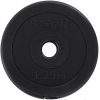 Диск для штанги BaseFit BB-203 1.25 кг черный