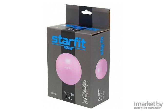 Мяч для пилатеса Starfit GB-902 30 см синий пастель