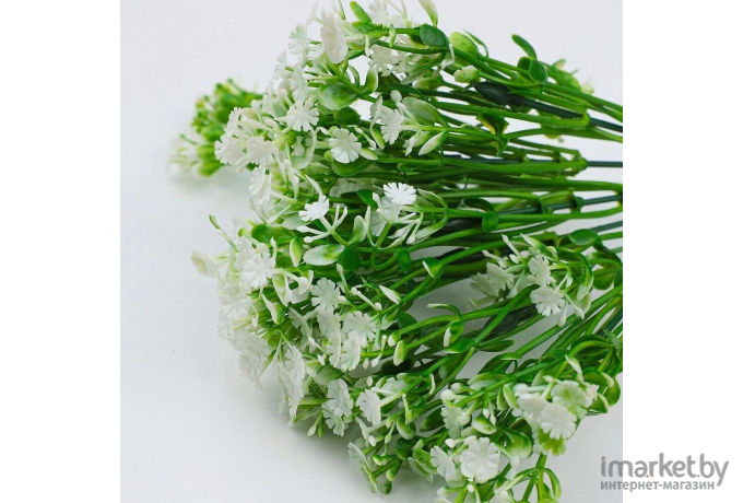 Искусственное растение AksHome Букет Bling 35см белый