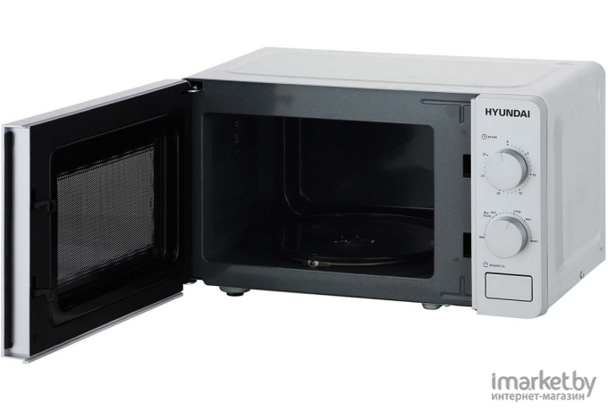 Микроволновая печь Hyundai HYM-M2001 серебристый/черный