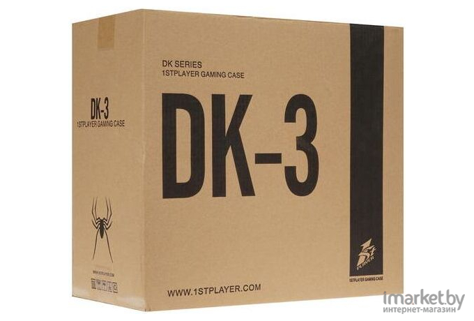 Корпус для компьютера 1stPlayer DK-3 Black [DK-3-BK-3G6]