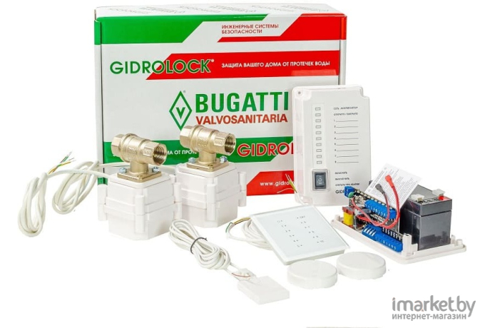 Система защиты от протечек Gidrolock Premium Radio Bugatti 1/2 [31101021]