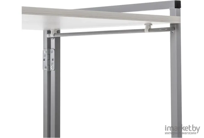 Стол обеденный Leset Энзо 800 серый/бетон пайн светлый