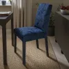 Стул Ikea Бергмунд/Квильсфорс синий [094.187.01]