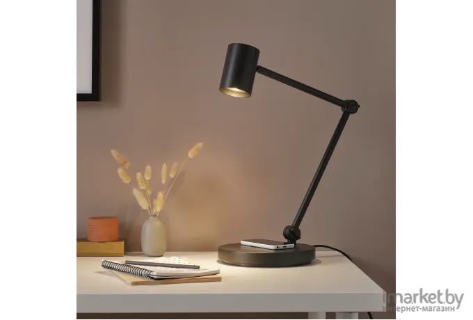 Настольная лампа Ikea Нимоне антрацит [804.923.53]
