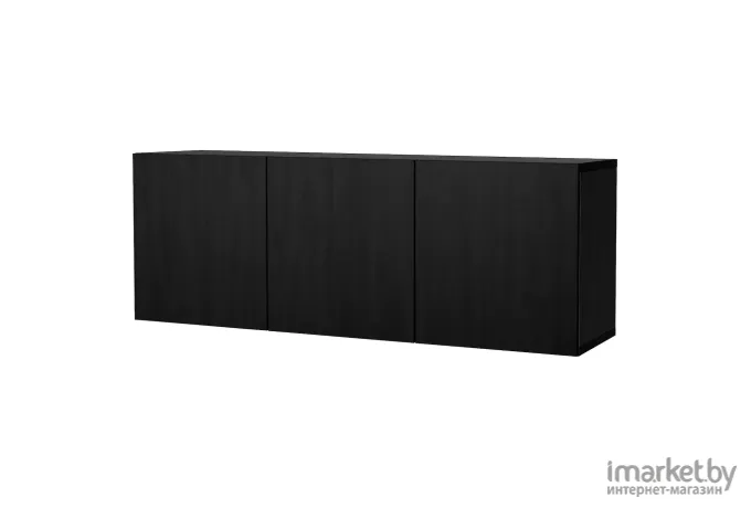 Система для хранения Ikea Бесто/Лаппвикен черный/коричневый [794.124.61]