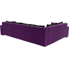 Угловой диван Mebelico Мэдисон Long 92 левый микровельвет фиолетовый+черный