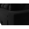 Угловой диван Mebelico Мэдисон Long 92 левый микровельвет черный
