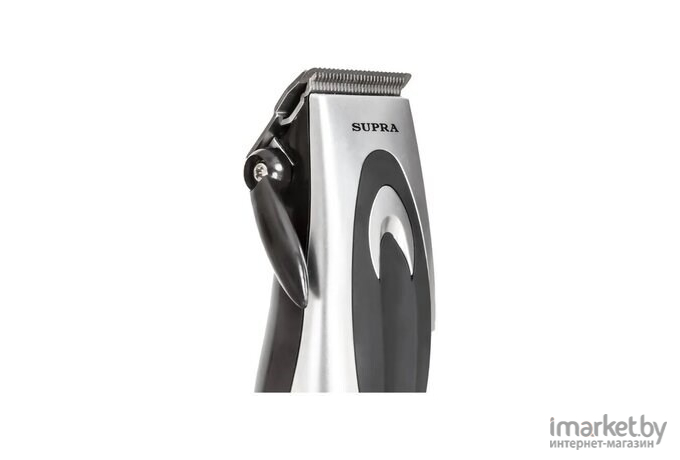 Машинка для стрижки волос Supra HCS-711 черный/серебристый