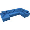 П-образный диван Mebelico Мэдисон - П 93 правый велюр голубой
