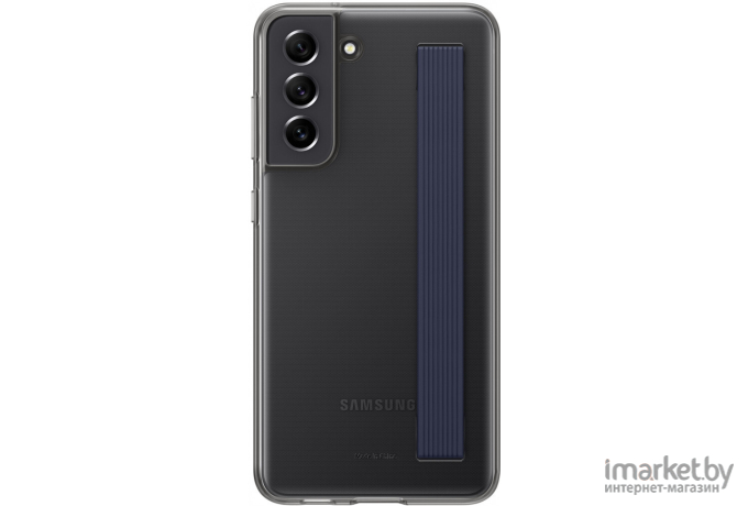 Чехол для телефона Samsung Slim Strap Cover S21 FE Dark Gray [EF-XG990CBEGRU]
