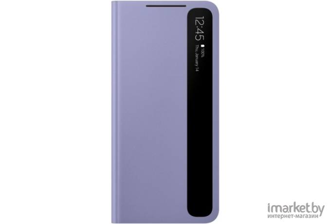 Чехол для телефона Samsung Smart Clear View Cover S21 FE Violet [EF-ZG990CVEGRU]