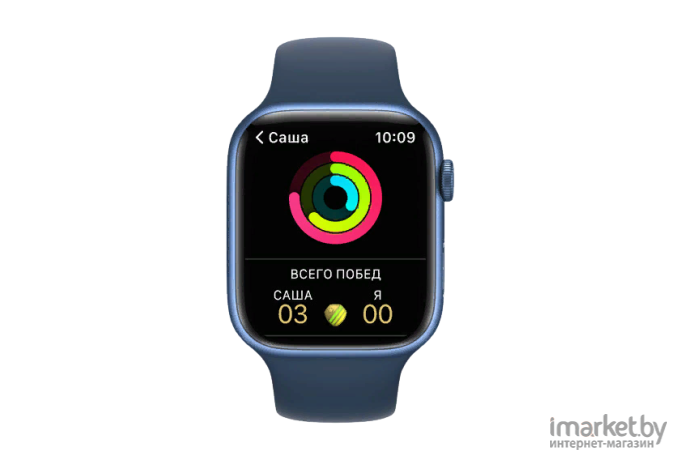 Умные часы Apple Watch Series 7 GPS Blue Aluminium [MKN83]