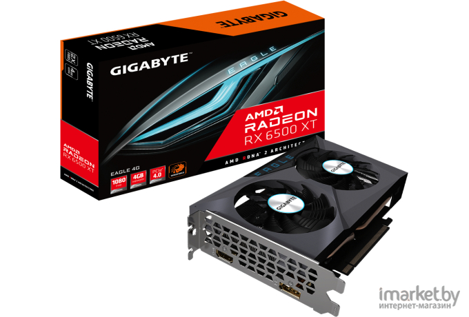 Видеокарта Gigabyte 6500 XT [GV-R65XTEAGLE-4GD 1.0]