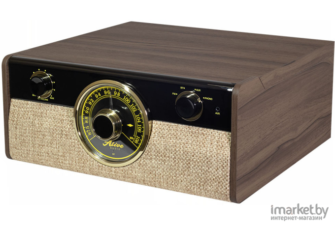 Виниловый проигрыватель Alive Audio Fusion с Bluetooth Dark Wood [FSN-01-DW]