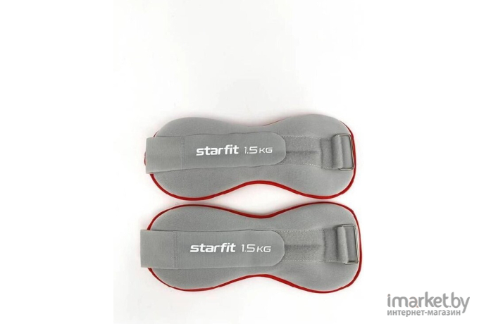 Утяжелитель Starfit WT-501 1,5 кг красный/серый