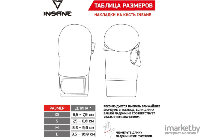 Перчатки для карате Insane Mantis L синий [IN22-KM200 синий L]