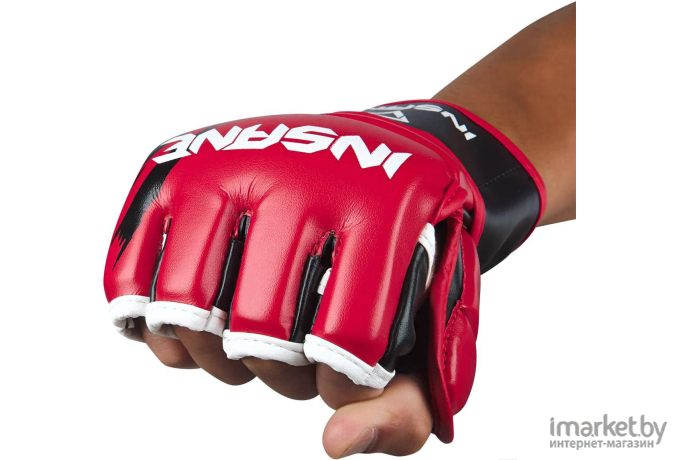 Перчатки для единоборств Insane MMA Falcon L красный [IN22-MG100 красный L]