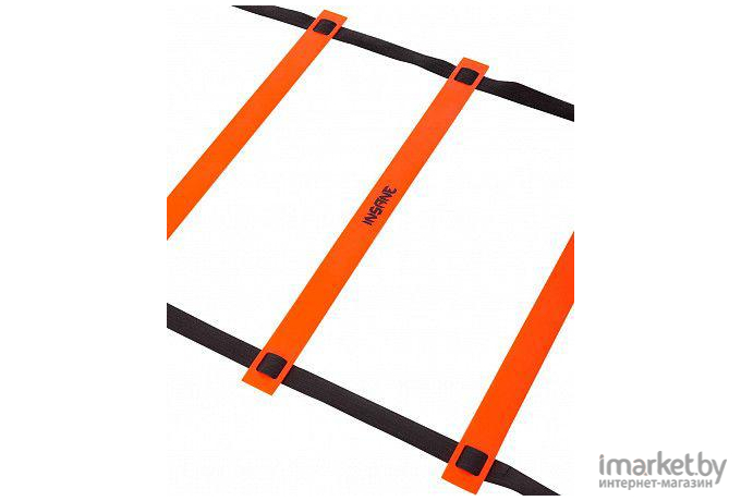 Координационная лестница Insane IN22-CL100 6м оранжевый/черный [IN22-CL100 оранжевый/черный 6м]