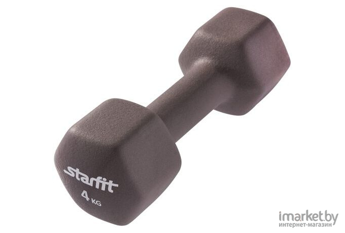 Гантель Starfit DB-201 4 кг фиолетовый/пастель [DB-201 фиолетовый/пастель 4 кг]