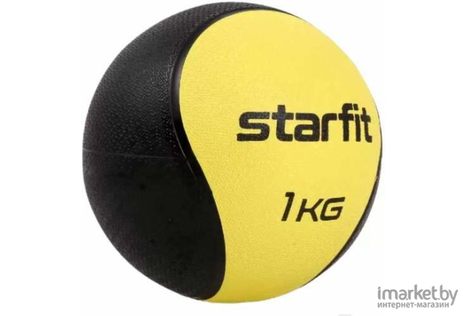 Медицинбол Starfit GB-702 1 кг желтый [GB-702 желтый 1]