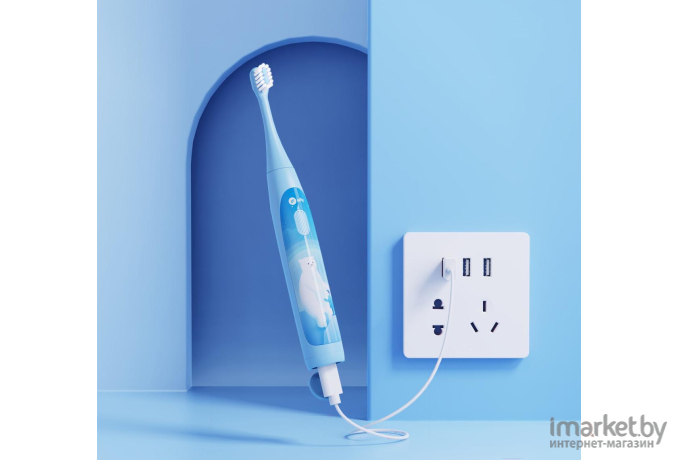 Электрическая зубная щетка inFly Kids Electric Toothbrush T04B Blue [T20040BIN]