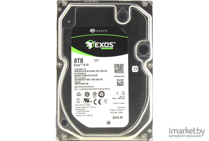 Жесткий диск Seagate Exos 7E10 8TB (ST8000NM017B)