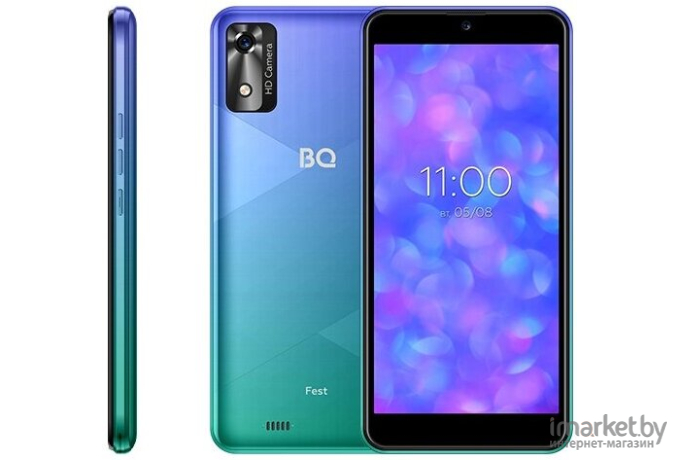 Мобильный телефон BQ 5565L Fest Green/Blue [5565L Green/Blue]