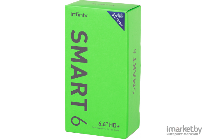 Мобильный телефон Infinix Smart 6 2/32 Polar Black