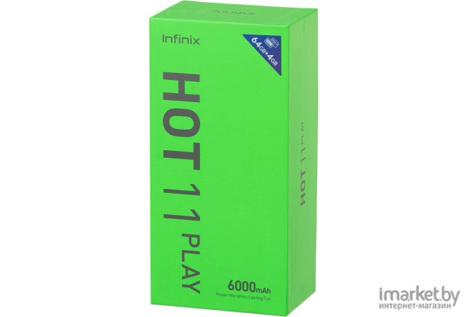 Мобильный телефон Infinix Hot 11 Play 4/64 Black