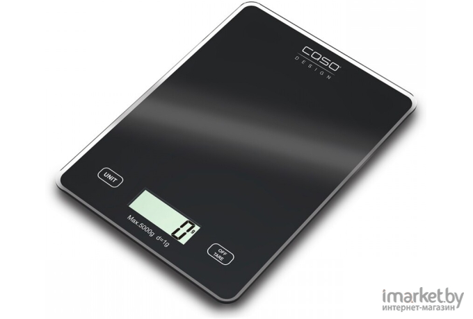 Кухонные весы CASO Kitchen Scale Slim черный [Kitchen scale Slim]