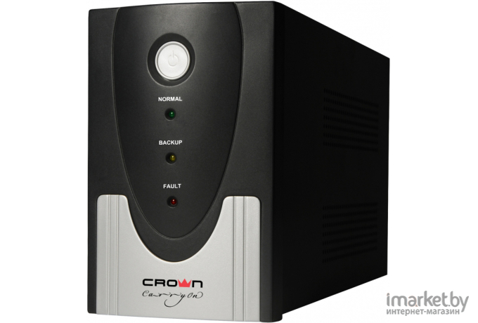 Источник бесперебойного питания CROWN Line Intractive CMU-SP650EURO USB 650VA\360W металл [CM000001861]