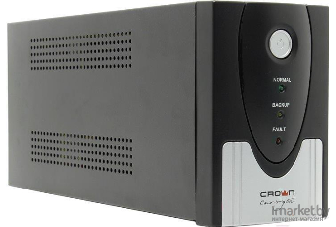 Источник бесперебойного питания CROWN Line Intractive CMU-SP650EURO USB 650VA\360W металл [CM000001861]