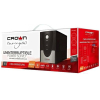 Источник бесперебойного питания CROWN Line Intractive CMU-SP650EURO USB 650VA\360W металл [CM000001861]