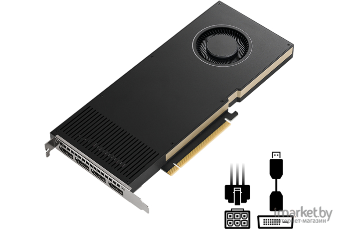 Видеокарта PNY NVIDIA RTX A4000 [VCNRTXA4000-PB]