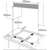 Варочная панель Akpo PGA 905 WGC-T BL Black