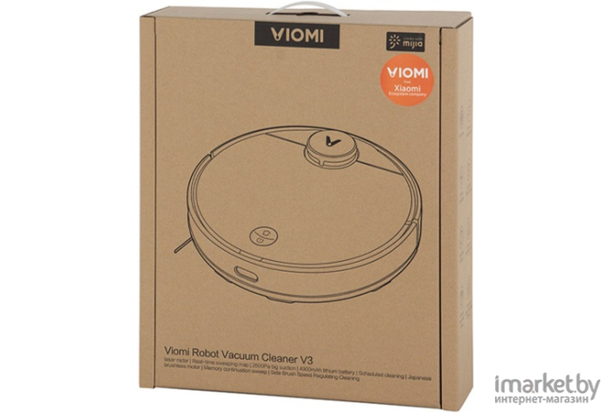 Робот-пылесос Xiaomi Viomi V3 черный [V-RVCLM26B]