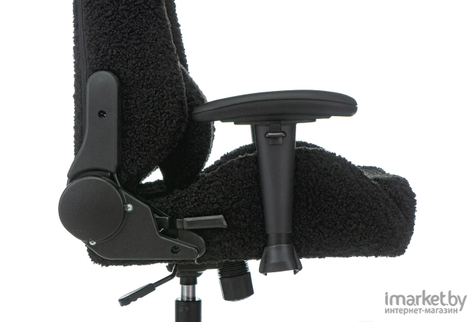 Офисное кресло Бюрократ Knight T1 с подголовником крестовина металл черный [Knight T1 black]