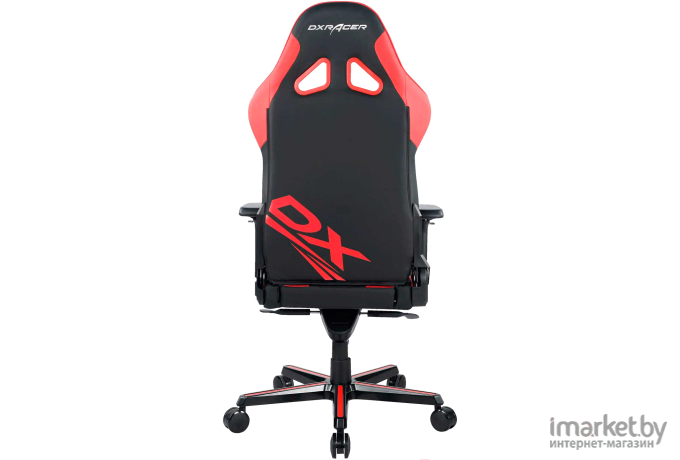 Офисное кресло DXRacer кожа-PU 4D мультиблок чёрный/красный [OH/G8200/NR]