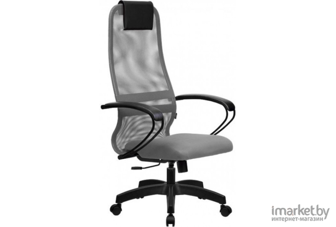 Офисное кресло Metta SU-BP-8 PL светло-серый [SU-BP-8 PL светло-серый]