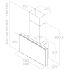 Кухонная вытяжка Elica PLAT BL/F/55