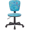 Офисное кресло Бюрократ Sticks 06 крестовина пластик голубой [CH-204NX/STICK-BLUE]