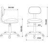 Офисное кресло Бюрократ Sticks 05 крестовина пластик малиновый/белый [CH-W201NX/STICK-PK]