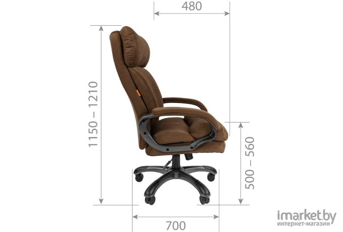 Офисное кресло CHAIRMAN Home 505 ткань бежевый [Home 505/T-10]