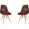 Комплект стульев Loftyhome Acacia Brown 2 шт [VC1001W-Br-2]