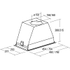 Кухонная вытяжка CATA GL 45 WH/B [02030003]