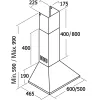 Кухонная вытяжка CATA V3-S600 WH White [02061007]